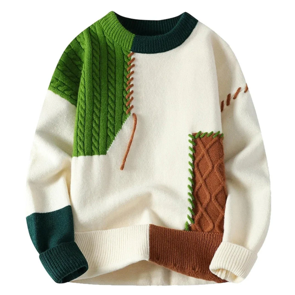 Lun Patch - Stilfuld Patchwork Sweater